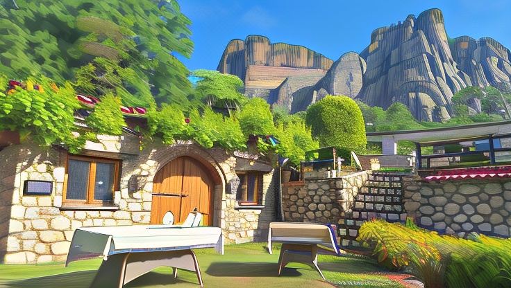 Hotel Epavlis Meteora Suites Hotel, Exterior, Garden