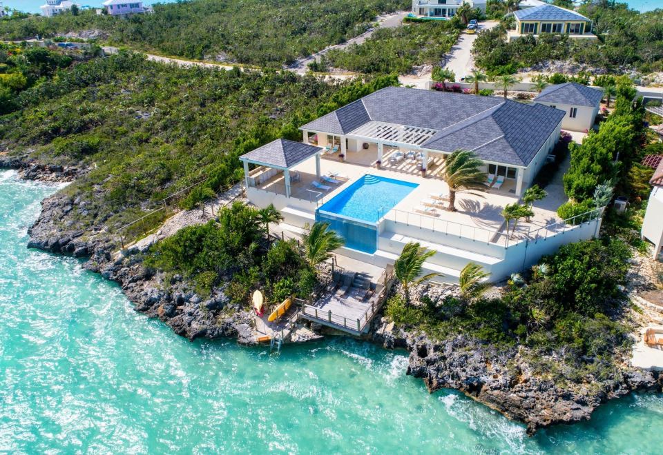 Hotel 5 BR Waterfront Villa On Chalk Sound Blue Water, Exterior, Hotel Exterior