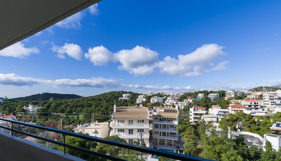 Hotel 51m² Renovated Apartment in Vouliagmeni, Near Hotel, View from Hotel