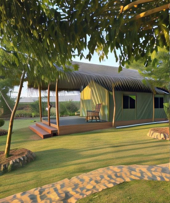 Hotel Nagara Lake Glamping Resort, Exterior, Garden