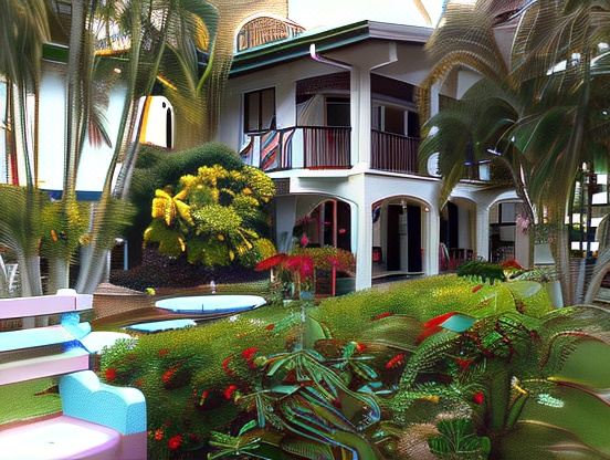 Hotel Marielos, Exterior, Garden