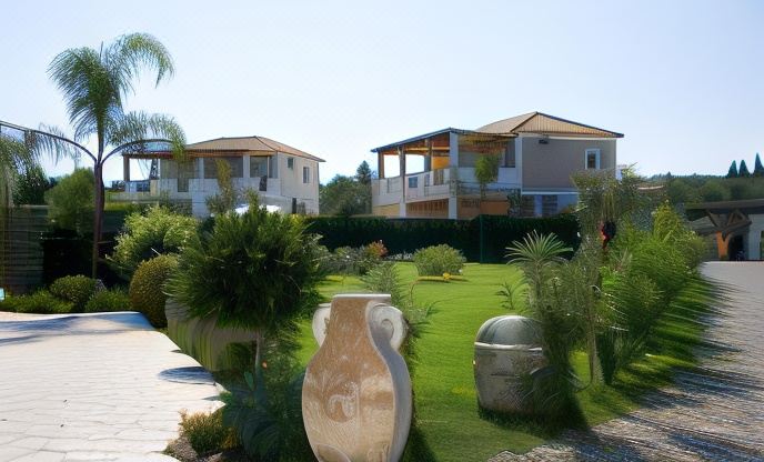 Hotel Mamfredas Luxury Resort, Exterior, Garden