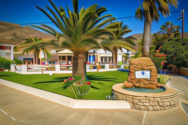 Hotel Aegeon, Exterior, Garden