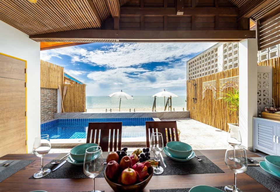 Hotel Beach Front Villa with 3 Bedrooms - CA3, Dining, Restaurant